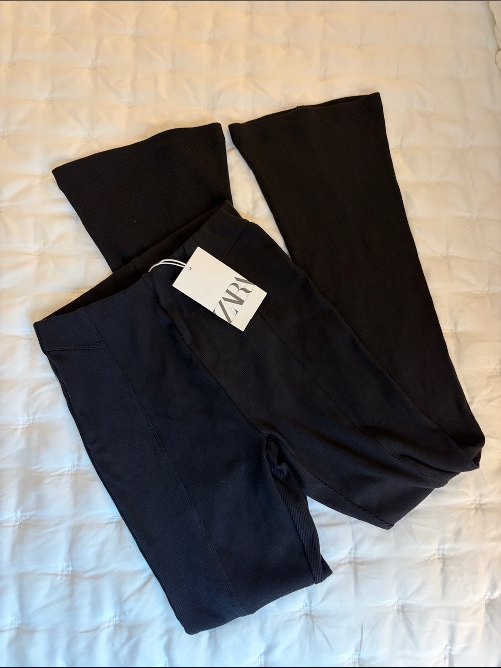ZARA Black Flare Leggings